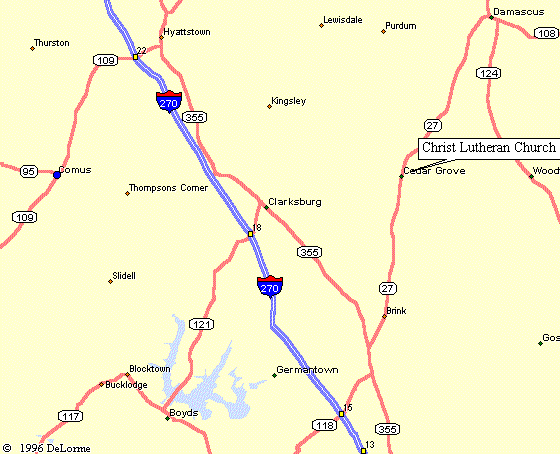 Map Shows Location of CLC